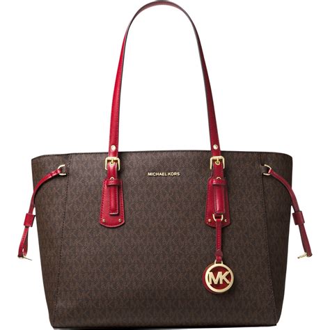 voyager tote michael kors|michael kors tote with zipper.